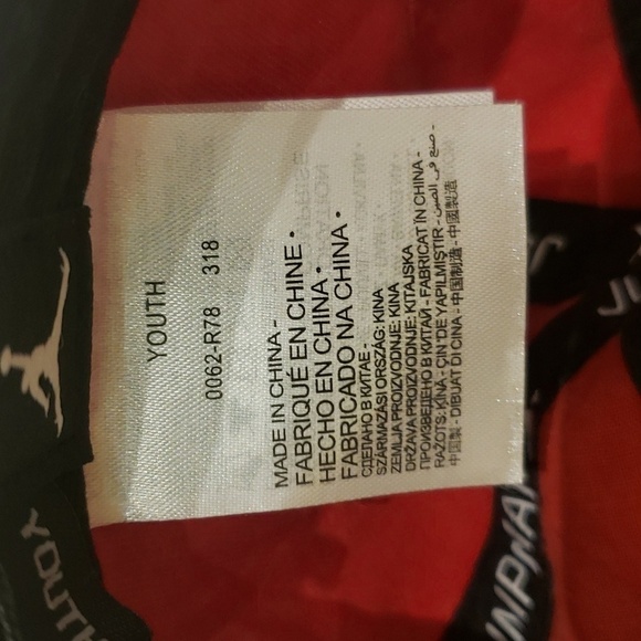 JUMPMAN Air Jordan Red Youth Sports Baseball Cap Hat Adjustable - Picture 7 of 9